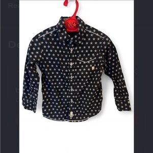 Mexx dark blue & white stars western look kids